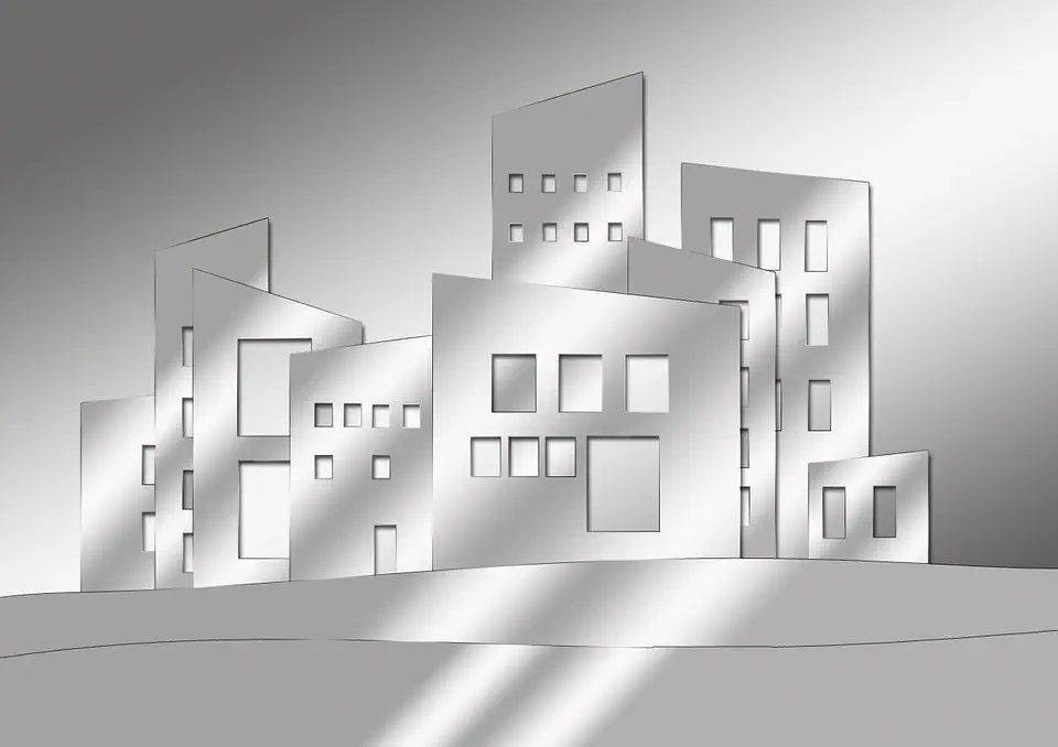 Grafiken mit Gebäuden